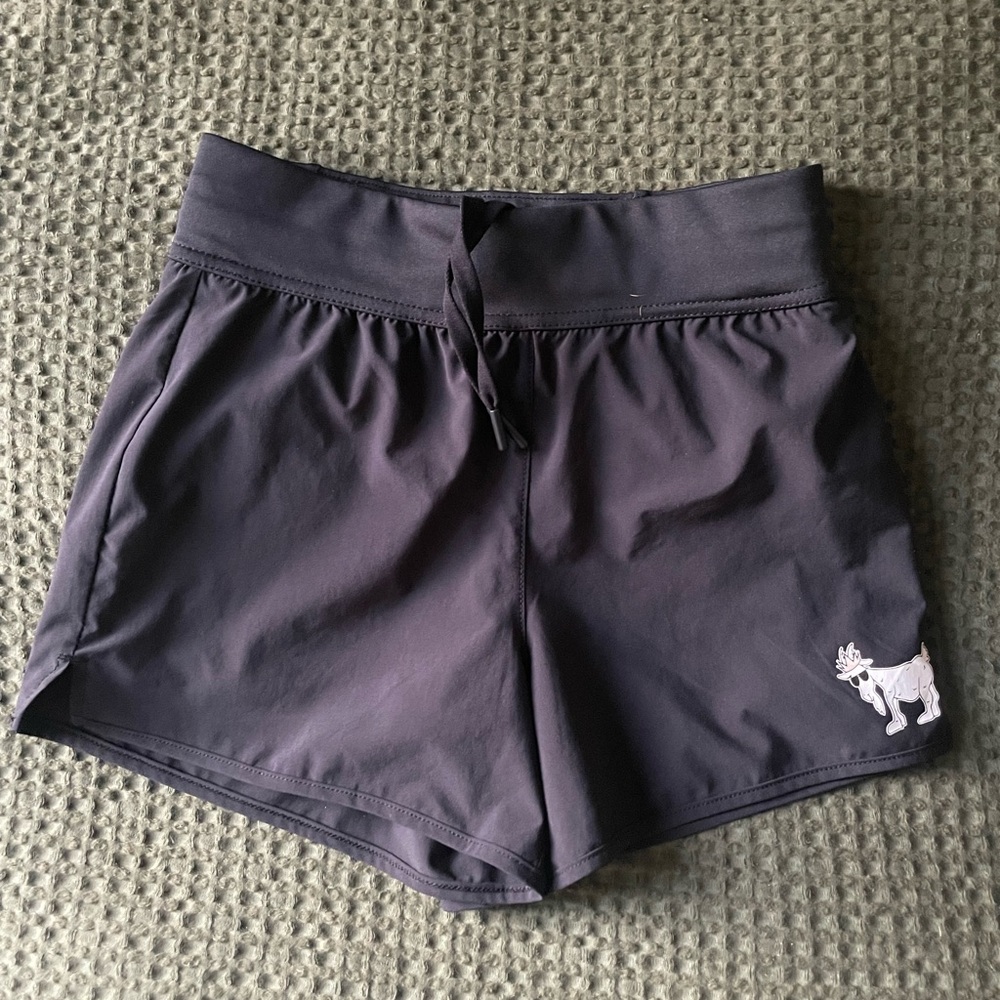 Girl’s Black GOAT Athletic Shorts